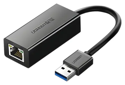 Adaptér USB 3.0 na LAN RJ45 / Síťový adaptér / Gigabit Ethernet / 1000 Mbit/s