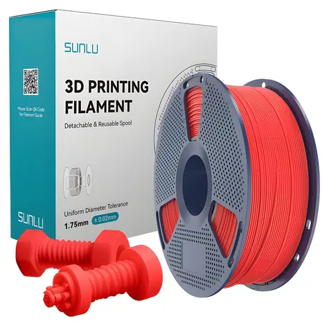 Sunlu Filament ABS High-Speed červená / Struna pro 3D tiskárnu / ABS / 1,75 mm / 1 kg