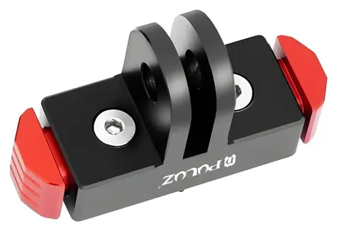 Puluz Magnetický držák pro GoPro HERO13 Black černo-červený / Držák / Magnetické rychloupínací uchycení / Letecký hliník
