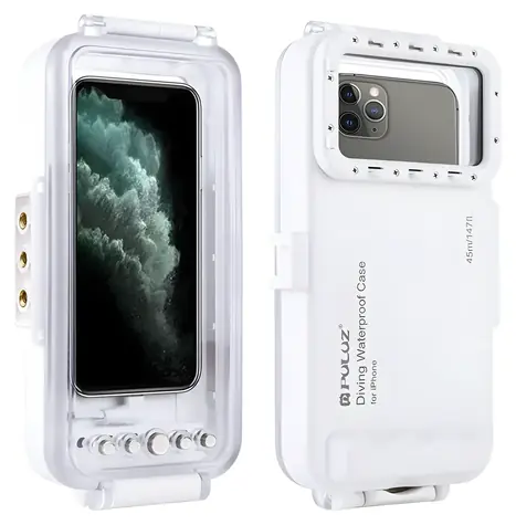 Puluz PU9010W bílá / Vodotěsné pouzdro / pro iPhone / do 45 m