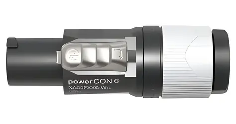 Neutrik PowerCON šedá / Síťový konektor / Uzamykatelný / šroubové svorky / 10-16 mm