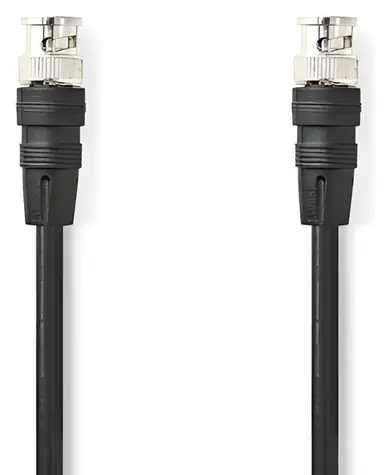 Nedis BNC video kabel černá / Video kabel / BNC - BNC / 75 Ohm / 5 m / PVC