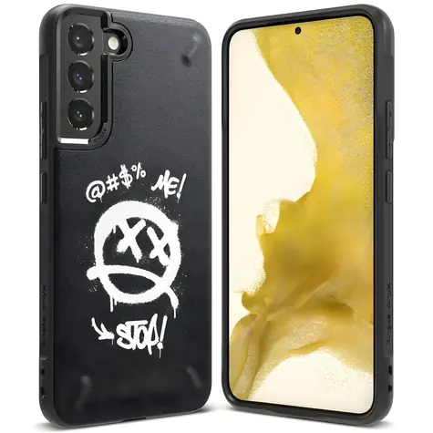 Ringke Onyx Design Graffiti pro Samsung Galaxy S22+ černá / Kryt / Odolné TPU