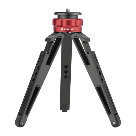 Puluz PU3070GT černá / Stolní stativ / výška 7,5–14,5 cm / hliníková slitina / cold shoe