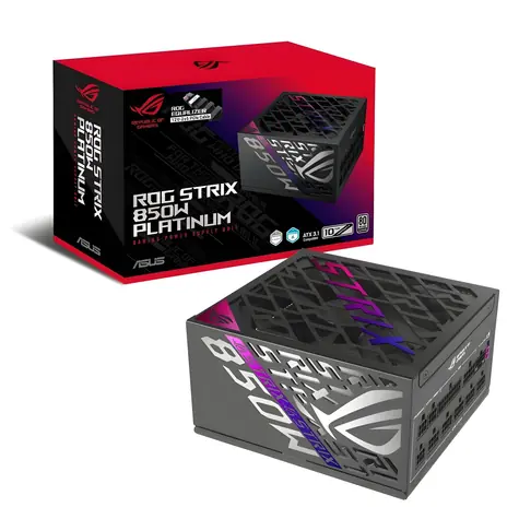 ASUS ROG-STRIX-850P-GAMING Equalizer / Napájecí zdroj / 850W / ATX 3.1 / 80 PLUS Platinum / Fully Modular