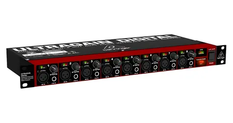 Behringer ADA8200 / Zvukový konvertor / 8x XLR výstup / 19palcový rack / 48 kHz / 24bit