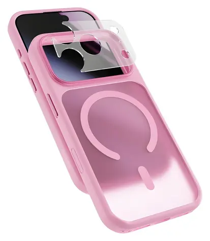 Epico HeroMatte Pro Mag+ Case iPhone 17 Pro růžová / Kryt / Qi2 & MagSafe kompatibilní / Ochrana camera island
