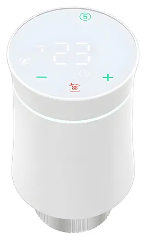 Moes ZTRV-BY-100 / Termostatická hlavice / ZigBee / Dotykové ovládání