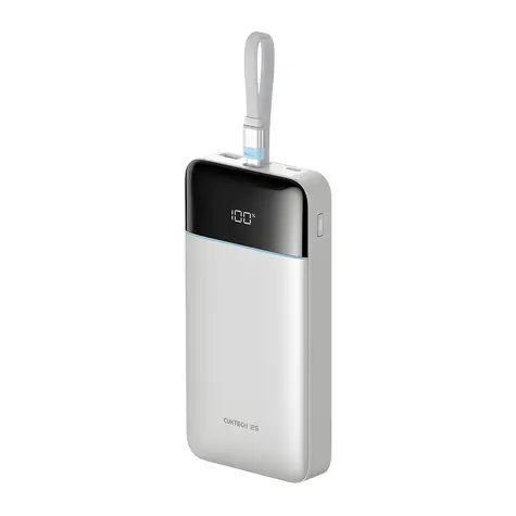 Cuktech LPB252N bílá / Powerbanka / 120W / 25000mAh / vestavěný USB-C kabel