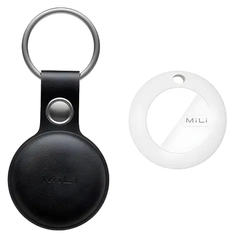MiLi MiTag bílá + černý přívěšek / Bluetooth lokalizační čip / IPX67 / pro Android 9+