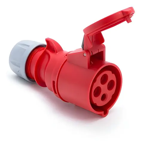 PCE Shark 214-6 / Přenosná zásuvka / 16A / 400V / 3P+Z / IP44