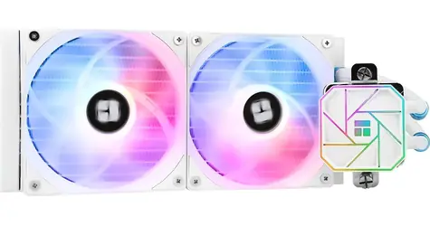 Thermalright Aqua Elite 240 V3 bílá / AIO vodní chladič CPU / 2x 120 mm / 240 mm