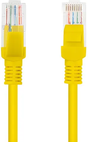 Lanberg UTP Cat6 1,5 m žlutá / Patch kabel / RJ45-RJ45 / nestíněný