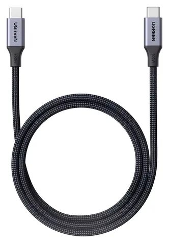 Ugreen Kabel USB-C - USB-C 1 m černo-šedá / Kabel USB-C / USB-C (M) - USB-C (M) / 4,8 Gbit/s / rychlé nabíjení