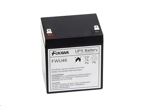 Fukawa FWU46 / Náhradní baterie pro UPS / náhrada za APC RBC46 / 12V / 5Ah