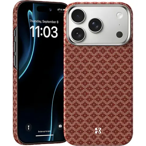 Benks ArmorGrid Kevlar Gold / Kryt / Apple iPhone 17 Pro Max / Kevlarový vzor