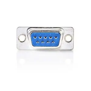 Nedis D-Sub 9pin zásuvka do rámečku stříbrná / Konektor / D-Sub / 9-pin