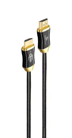 Gembird HDMI 8K AOC 20m černá / HDMI kabel / aktivní optický / zlacené konektory / Ethernet