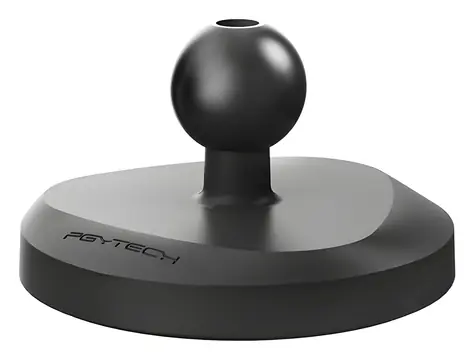 PGYTech Magnetická základna černá / Magnetický držák akční kamery / Nylon se skelnými vlákny / 44 g