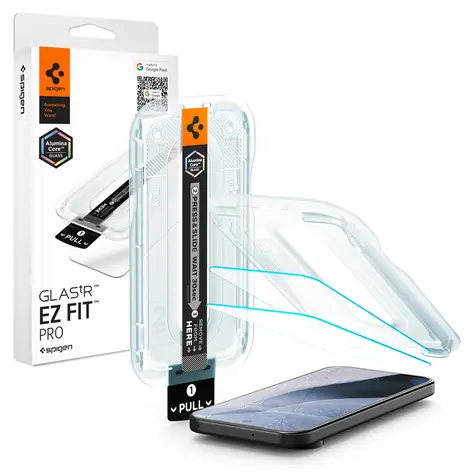 Spigen Glass tR EZ Fit Pro 2 ks / Ochranné sklo / Google Pixel 11 Pro XL / 10H+ / AluminaCore