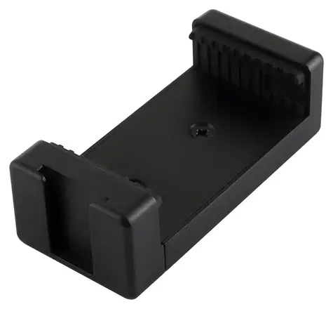 Puluz PU448B černá / Držák telefonu na stativ / závit 1/4” / studená patka / šířka úchytu 5,8-8,5 cm