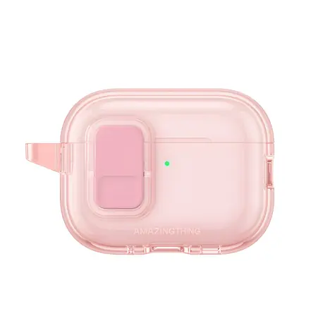 AmazingThing Minimal Case růžová / Pouzdro / pro Apple AirPods Pro 3