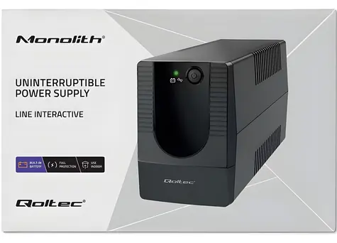 Monolith 1000VA / Záložní zdroj UPS / 600 W / Line interaktivní / AVR