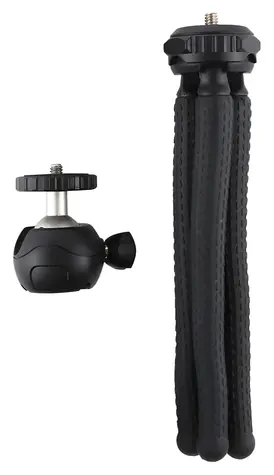 Puluz PU435 Mini Octopus / Stativ / ohebné nohy / kulová hlava 360° / závit 1/4