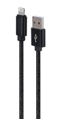 Kabel USB-A - Lightning (8pin) opletený / Nabíjecí a datový kabel / USB-A (M) - 8pin (M) / 1,8 m