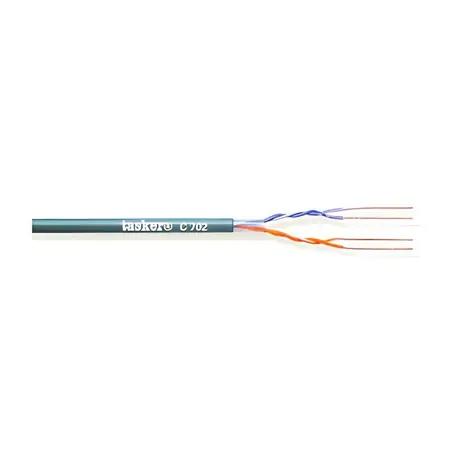 Tasker Síťový kabel Cat5e UTP 100 m cívka šedá / Síťový kabel / lanko / RJ45