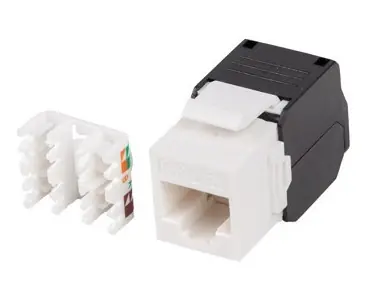 Lanberg Keystone modul RJ45 CAT.5E UTP / Keystone modul / bez nářadí / LSA / 568A/B