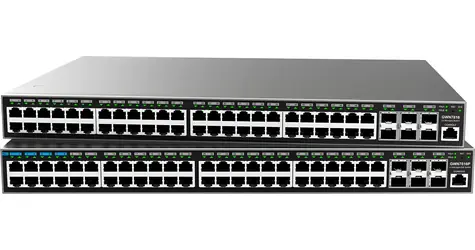 Grandstream GWN7816P / Switch / L3 Managed / 48x RJ45 1Gb PoE+ / 6x SFP+ / stackovatelný