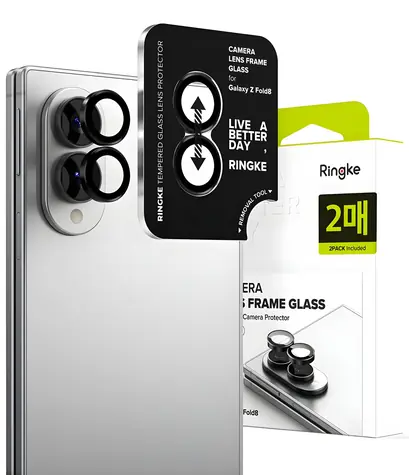 Ringke Camera Frame Protector 2-pack černá / Ochranné sklo fotoaparátu / Samsung Galaxy Z Fold 8 / 2 ks