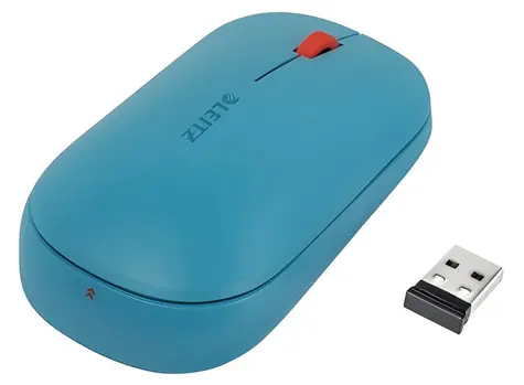Leitz Cosy klidná modrá / Bezdrátová myš / optická / Bluetooth 5.0 / 3 tlačítka