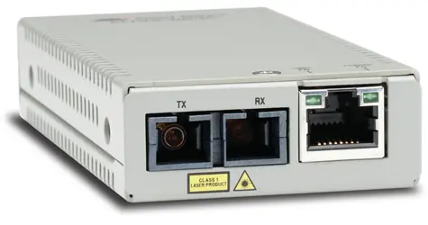Allied Telesis Mediakonvertor TAA / Mediakonvertor / 10/100TX na 100FX / SC / Multimode / šedá