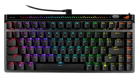 ASUS ROG Falchion Ace 75 HE černá / Herní klávesnice / mechanická / RGB / USB-C / US