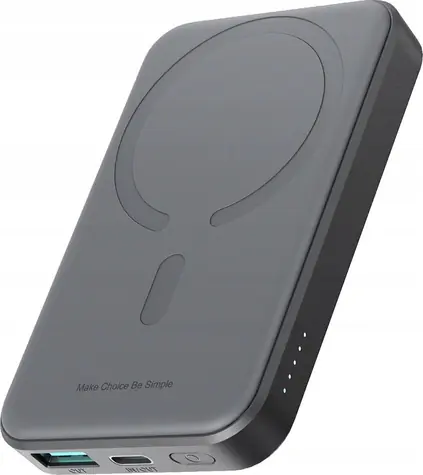 Joyroom JR-W020 Mini černá / Powerbanka / bezdrátová / MagSafe / 10000mAh