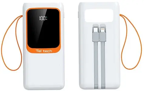 Teltech TT-PB50 bílá / Powerbanka / 50 000 mAh