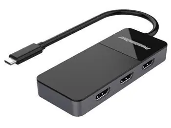 PremiumCord adaptér USB-C (DP1.4) na 3x HDMI 2.0 / Adaptér / MST / 3x 4K