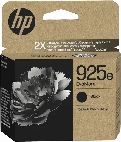 HP 925e EvoMore černá / Cartridge / Originální / OfficeJet Pro 8120e, 8130e