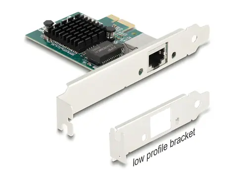 DeLock PCI Express x1 / Síťová karta / 1x Gigabit LAN RJ45 / BCM