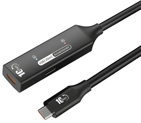 PremiumCord USB-C repeater a prodlužovací kabel 7 m / Prodlužovací kabel / Male-Female / USB 3.2 Gen 2 / 10 Gbps