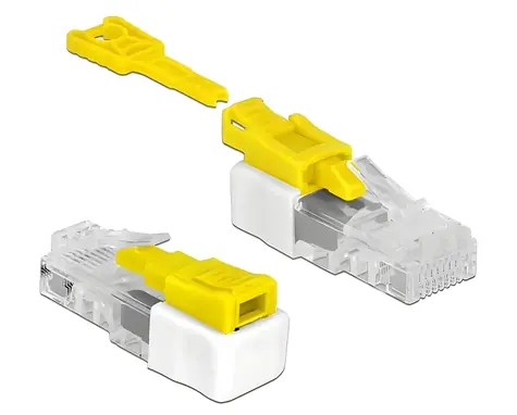 Delock RJ45 Port Blocker Set / Blokátor portů / RJ45 / 5 ks