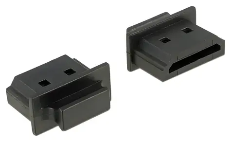 Delock krytka proti prachu HDMI-A s úchytem černá / Krytka proti prachu / 10 ks
