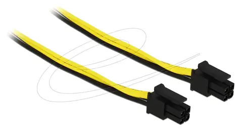 Delock Micro-Fit 3.0 4pin - Micro-Fit 3.0 4pin černá / Napájecí kabel / 20 cm