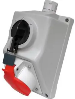 Elektromet C16-18 / Instalační sada se zásuvkou / 4P / 16A / IP54