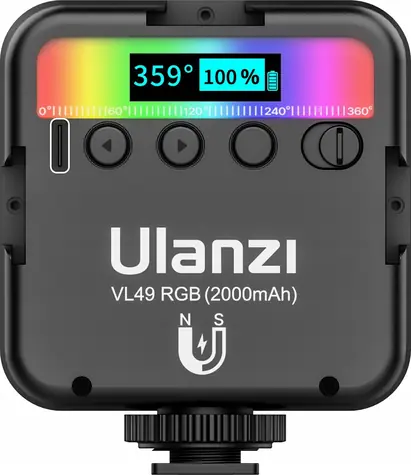 Ulanzi VL49 RGB / LED světlo / regulace barvy