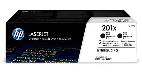HP 201X originální toner černá dual pack / CF400XD / 2x2.800 stran