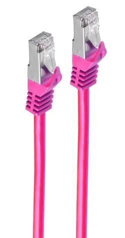 Shiverpeaks Cat7 S/FTP 1m purpurová / Patch kabel / RJ-45 / 600 MHz