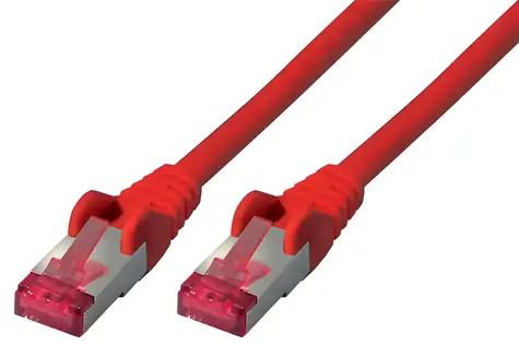Shiverpeaks Patch kabel S/FTP Cat.6A červená / Patch kabel / S/FTP / 5 m